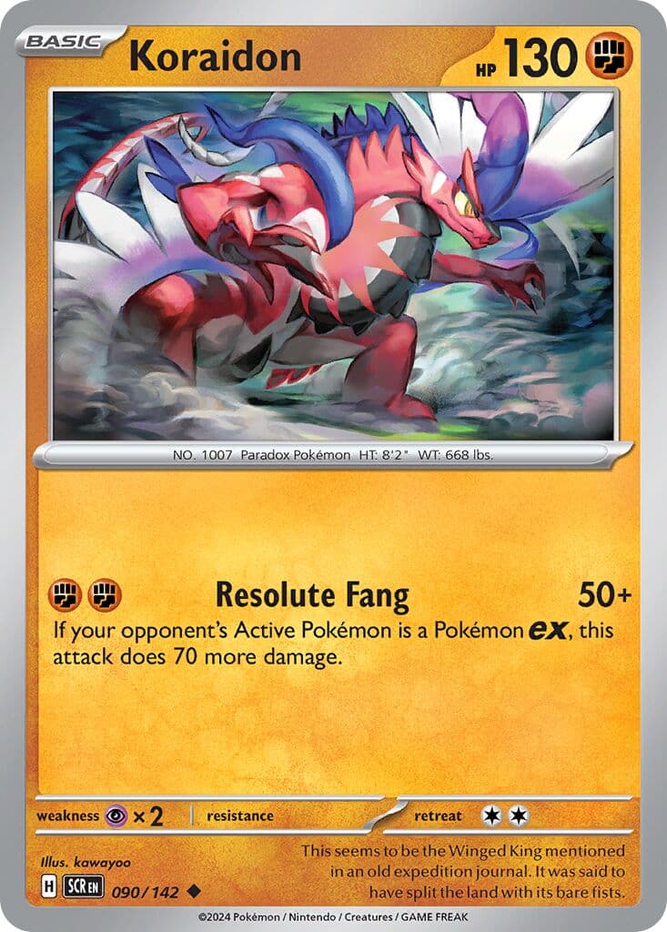 Stellar Crown Pokemon card #090 - high resolution TCG trading card image