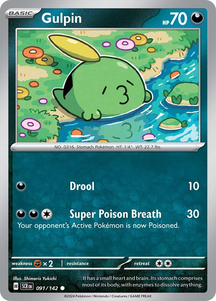 Stellar Crown Pokemon card #091 - high resolution TCG trading card image