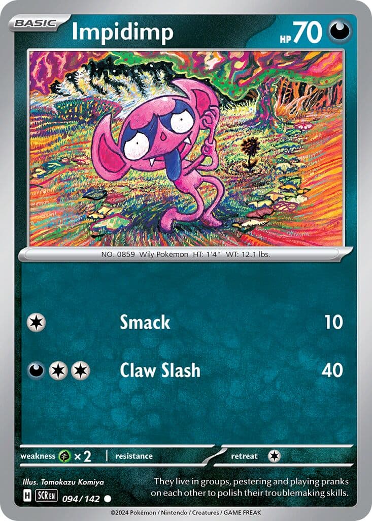 Stellar Crown Pokemon card #094 - high resolution TCG trading card image