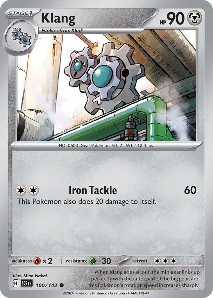 Stellar Crown Pokemon card #100 - high resolution TCG trading card image