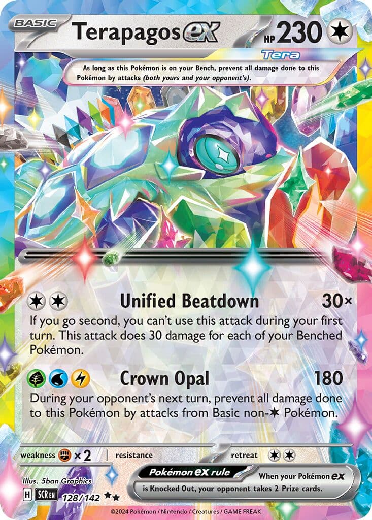 Stellar Crown Pokemon card #128 - high resolution TCG trading card image