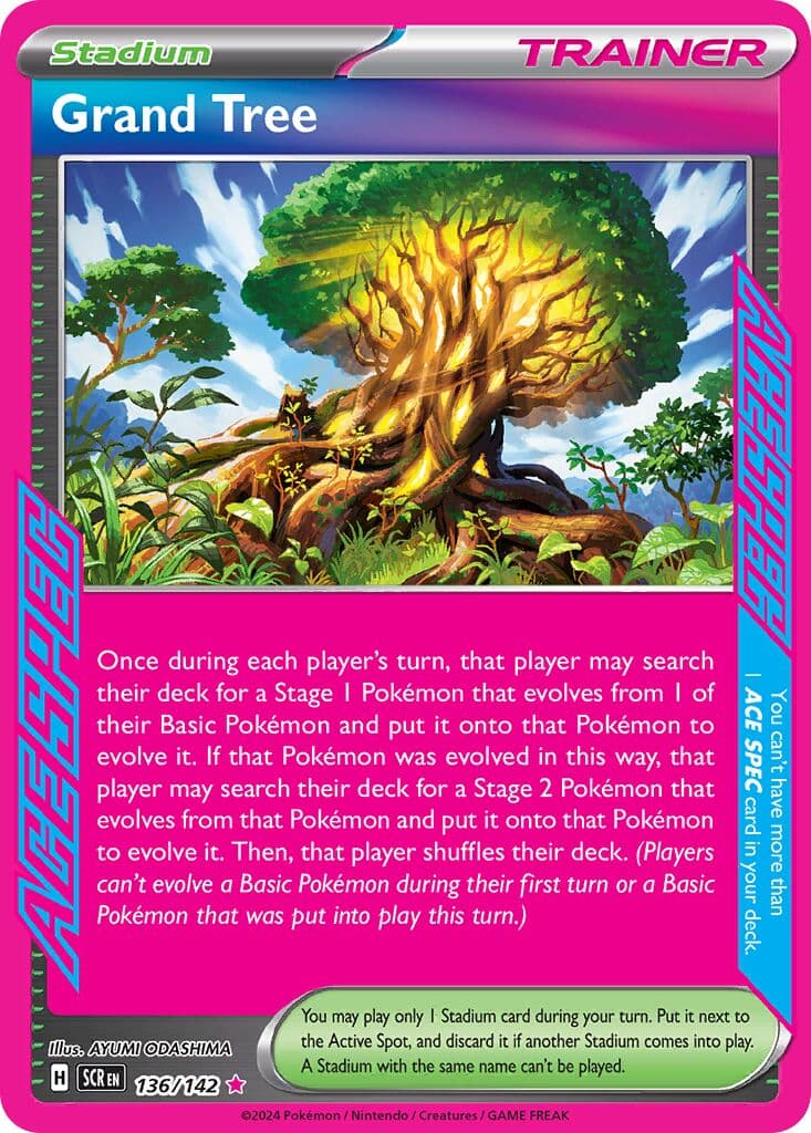 Stellar Crown Pokemon card #136 - high resolution TCG trading card image