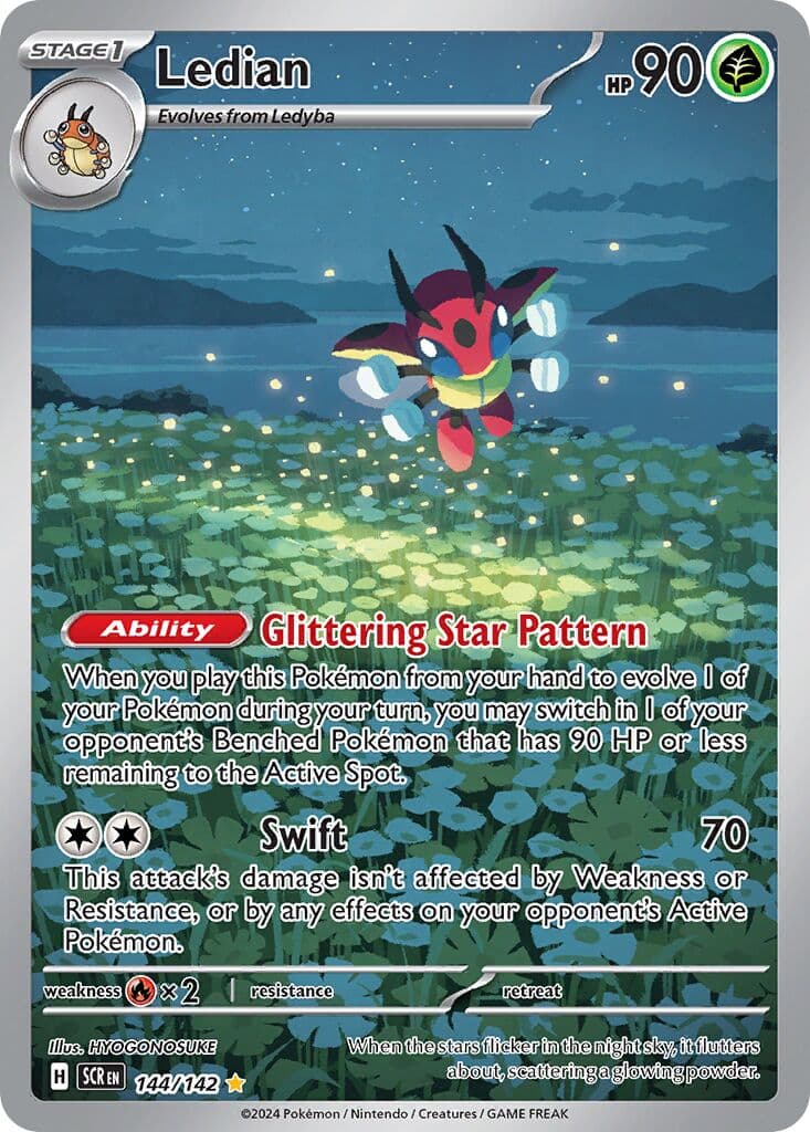 Stellar Crown Pokemon card #144 - high resolution TCG trading card image