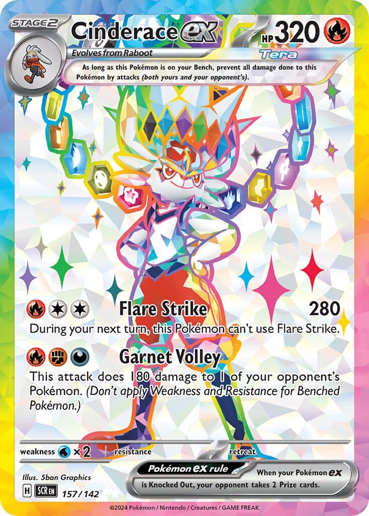 Stellar Crown Pokemon card #157 - high resolution TCG trading card image