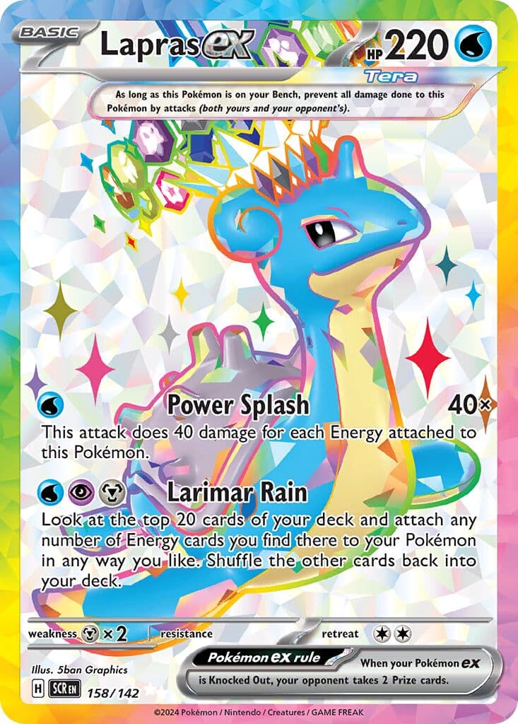 Stellar Crown Pokemon card #158 - high resolution TCG trading card image