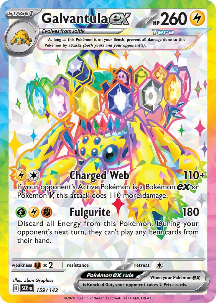 Stellar Crown Pokemon card #159 - high resolution TCG trading card image