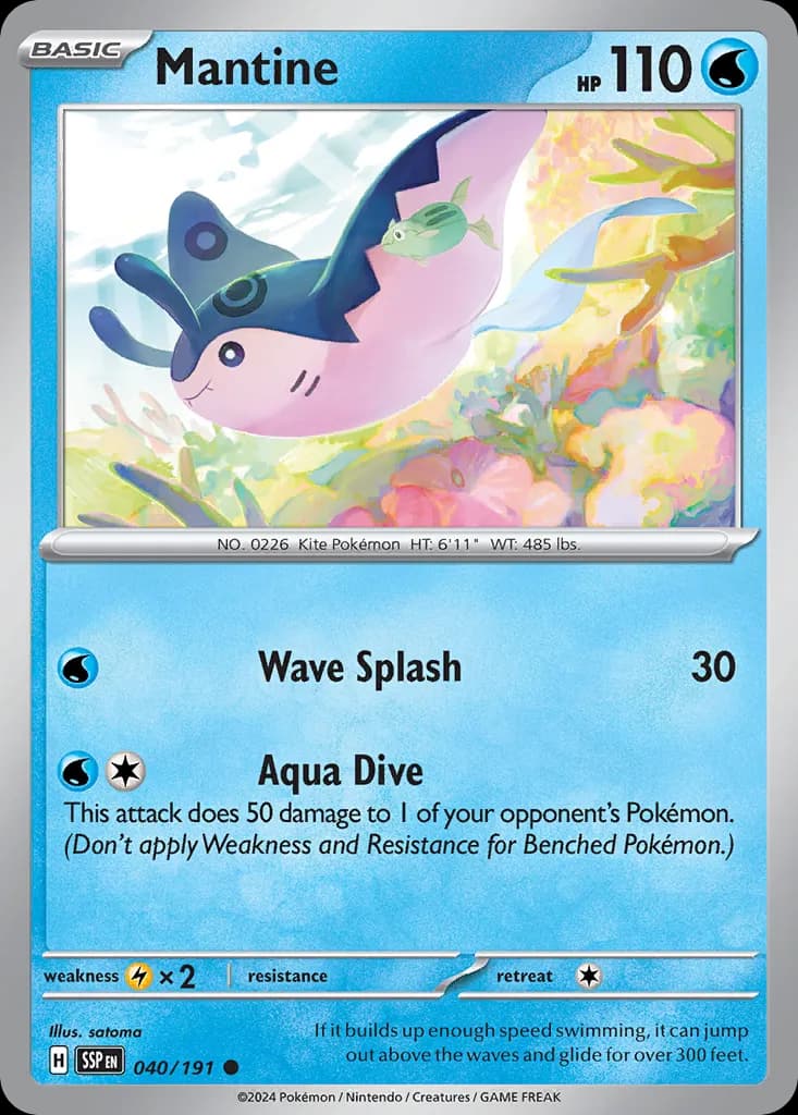 Surging Sparks Pokemon card #040 - high resolution TCG trading card image
