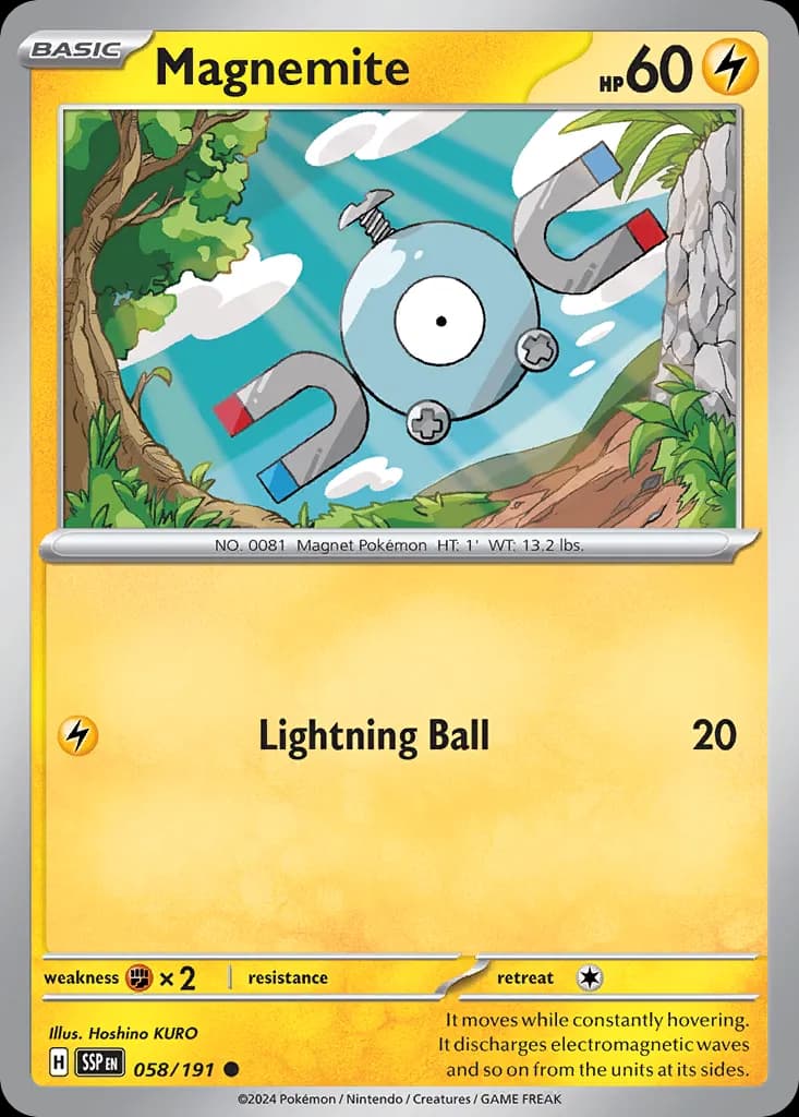 Surging Sparks Pokemon card #058 - high resolution TCG trading card image