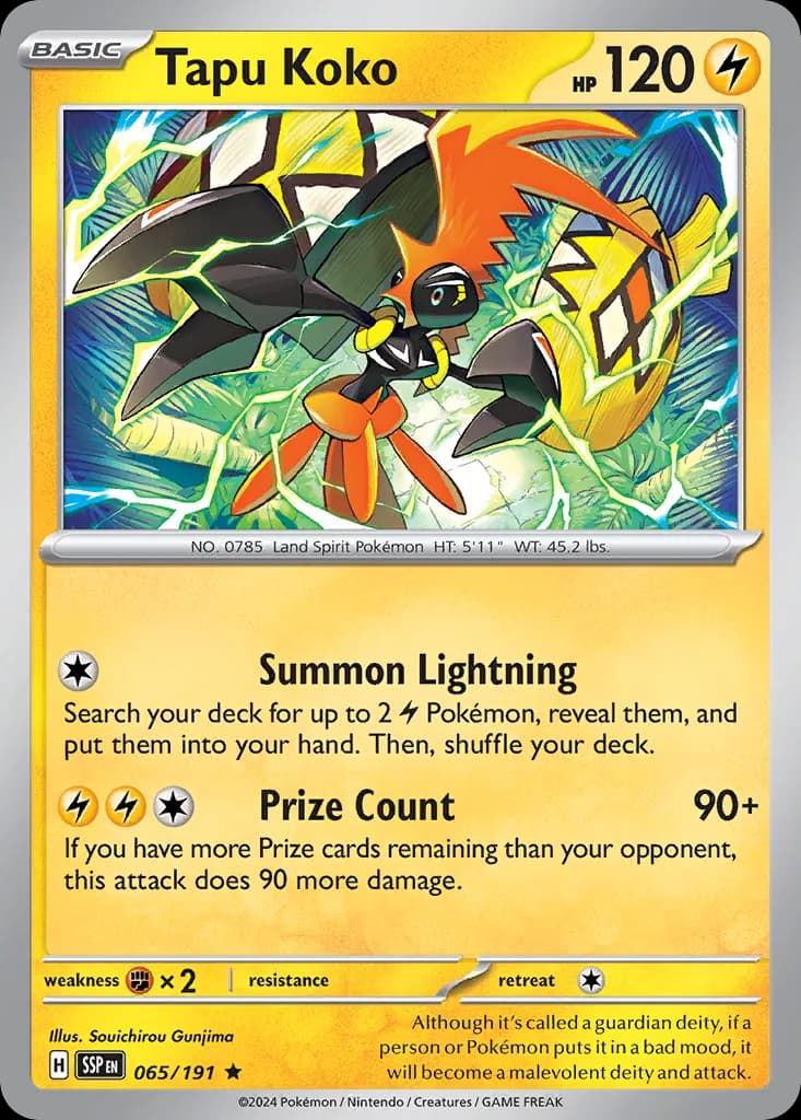Surging Sparks Pokemon card #065 - high resolution TCG trading card image