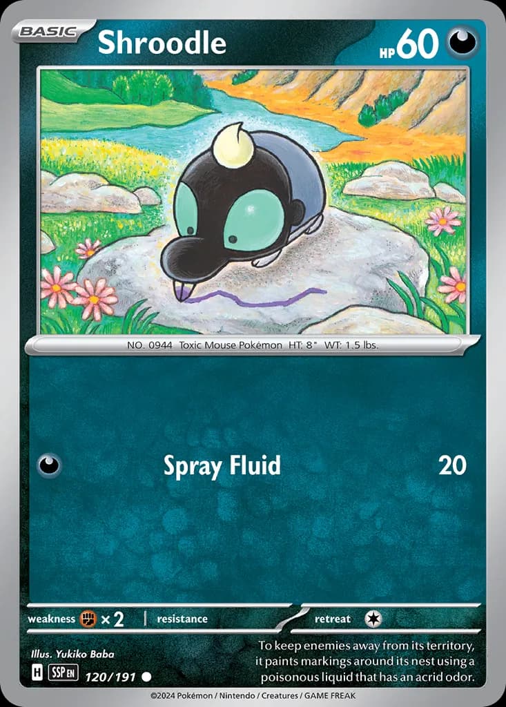 Surging Sparks Pokemon card #120 - high resolution TCG trading card image