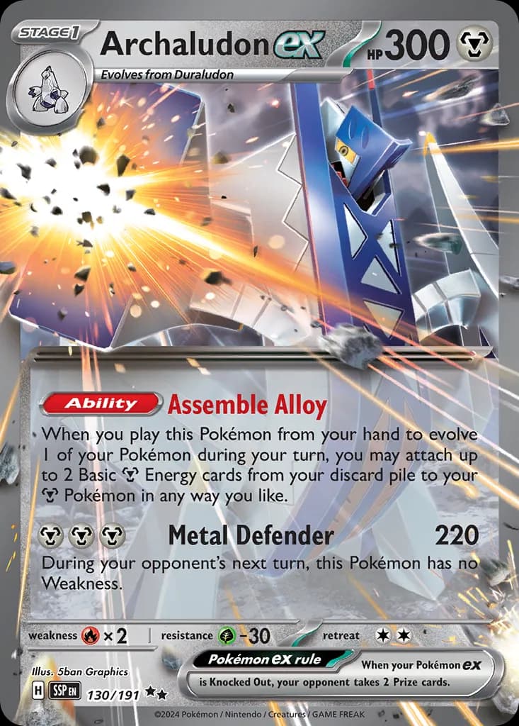 Surging Sparks Pokemon card #130 - high resolution TCG trading card image