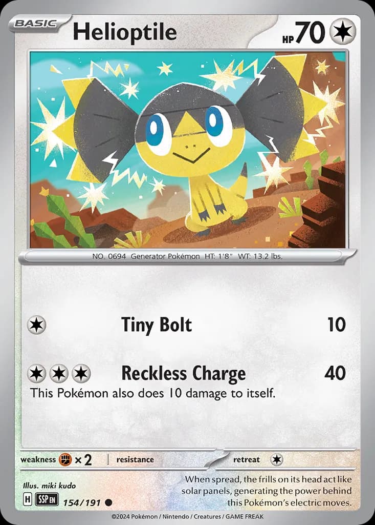 Surging Sparks Pokemon card #154 - high resolution TCG trading card image