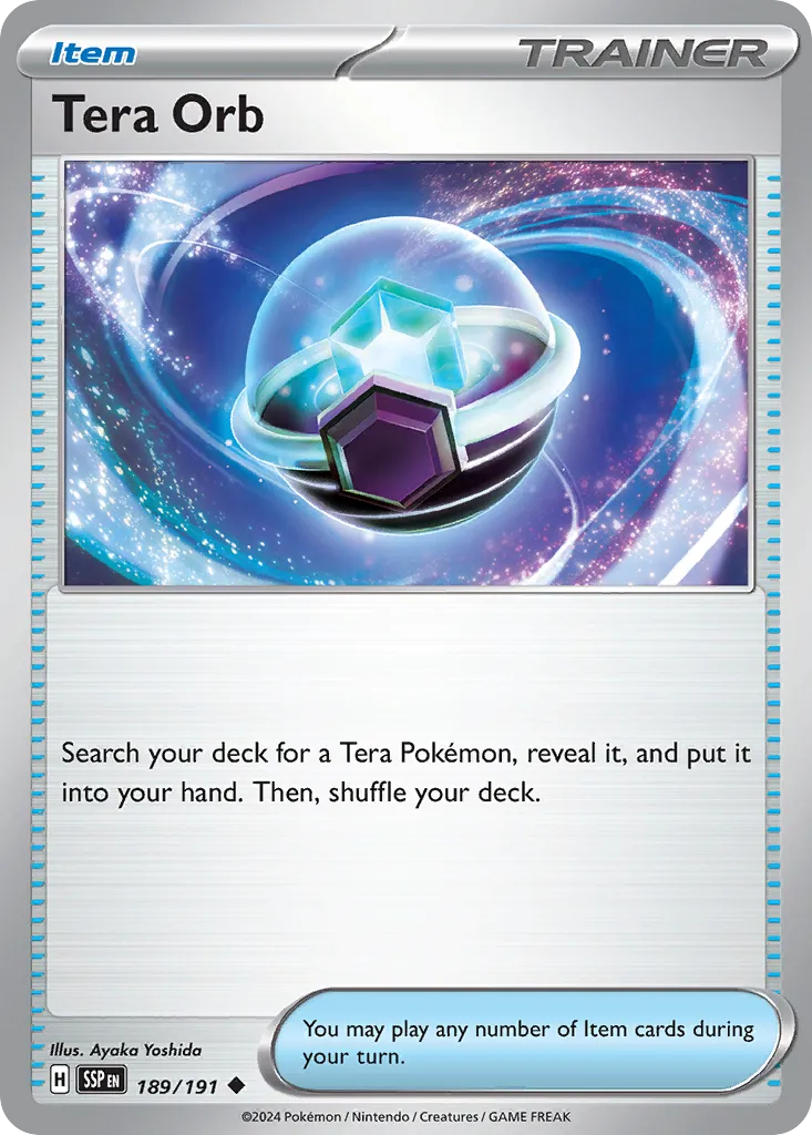 Surging Sparks Pokemon card #189 - high resolution TCG trading card image