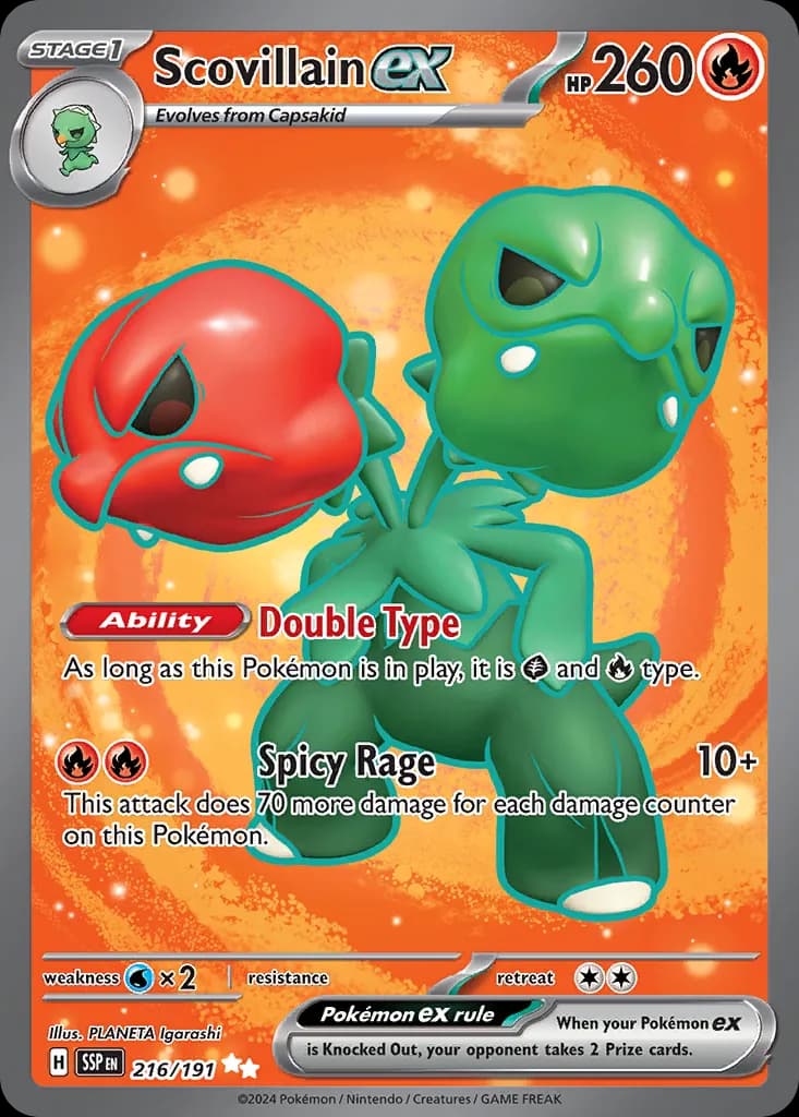 Surging Sparks Pokemon card #216 - high resolution TCG trading card image