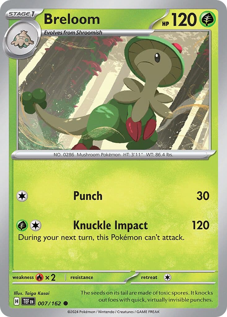 Temporal Forces Pokemon card #007 - high resolution TCG trading card image