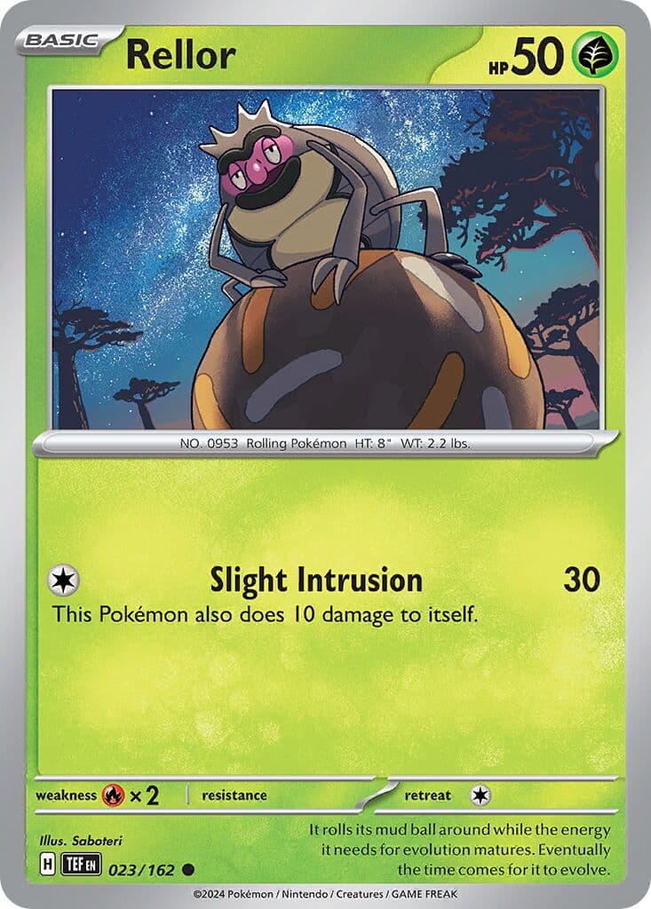 Temporal Forces Pokemon card #023 - high resolution TCG trading card image