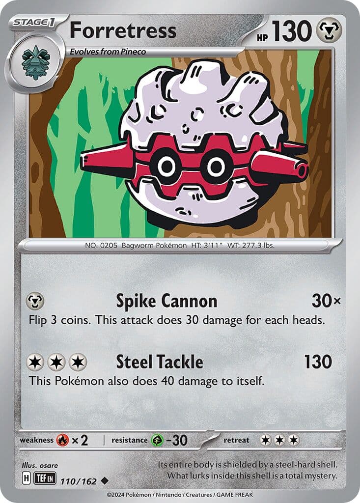 Temporal Forces Pokemon card #110 - high resolution TCG trading card image