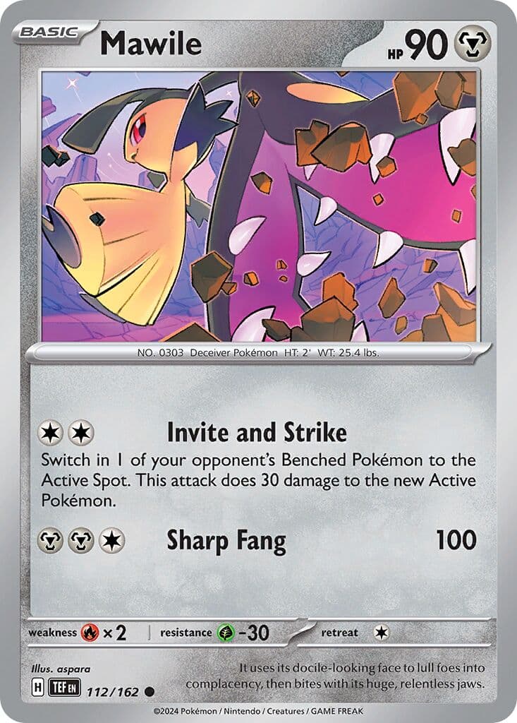 Temporal Forces Pokemon card #112 - high resolution TCG trading card image